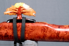 Red Mallee Burl Native American Flute, , , #K20L (32)